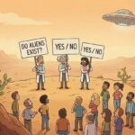 representation of polling data on the UFO phenomenon