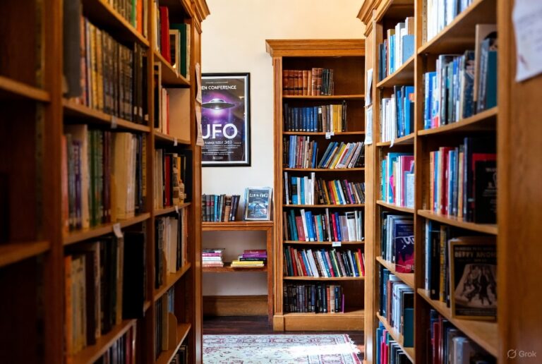 Represents a carefully curated collection of UAP related books