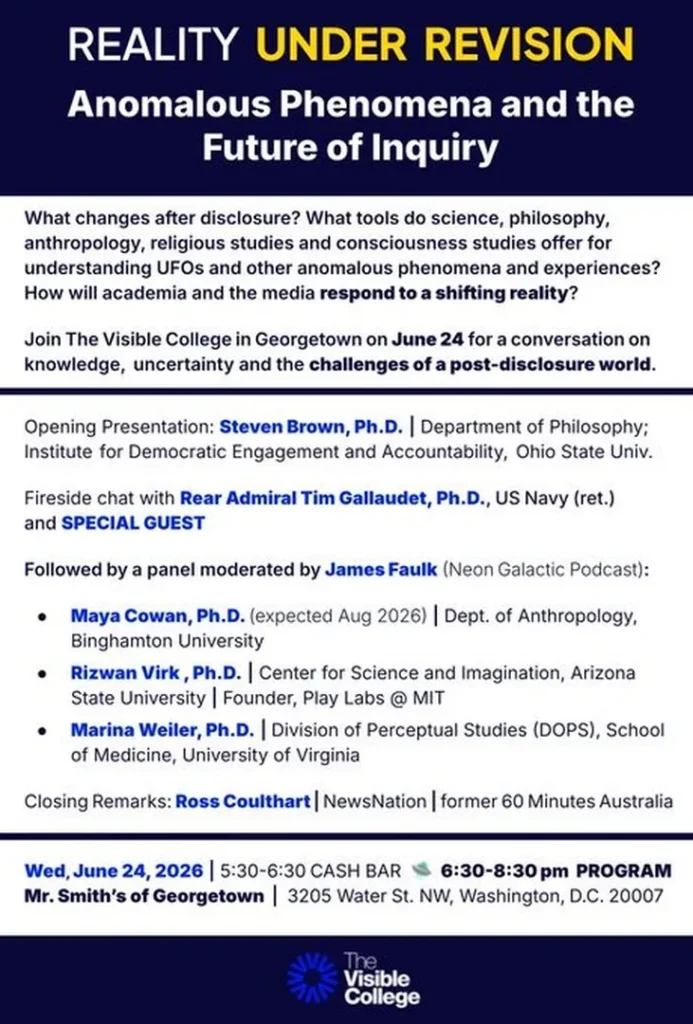 Visible College Event - Reality Under Revision