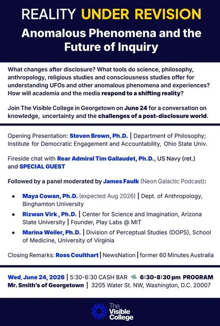 Visible College Event - Reality Under Revision