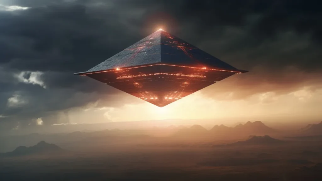 Octahedron Shaped UFO