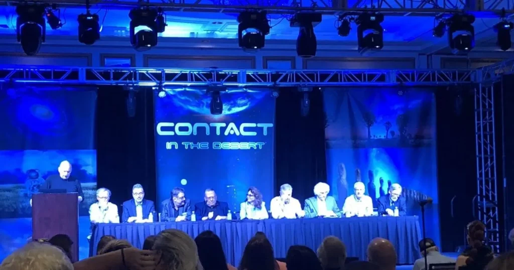 Audience at a UFO Conference