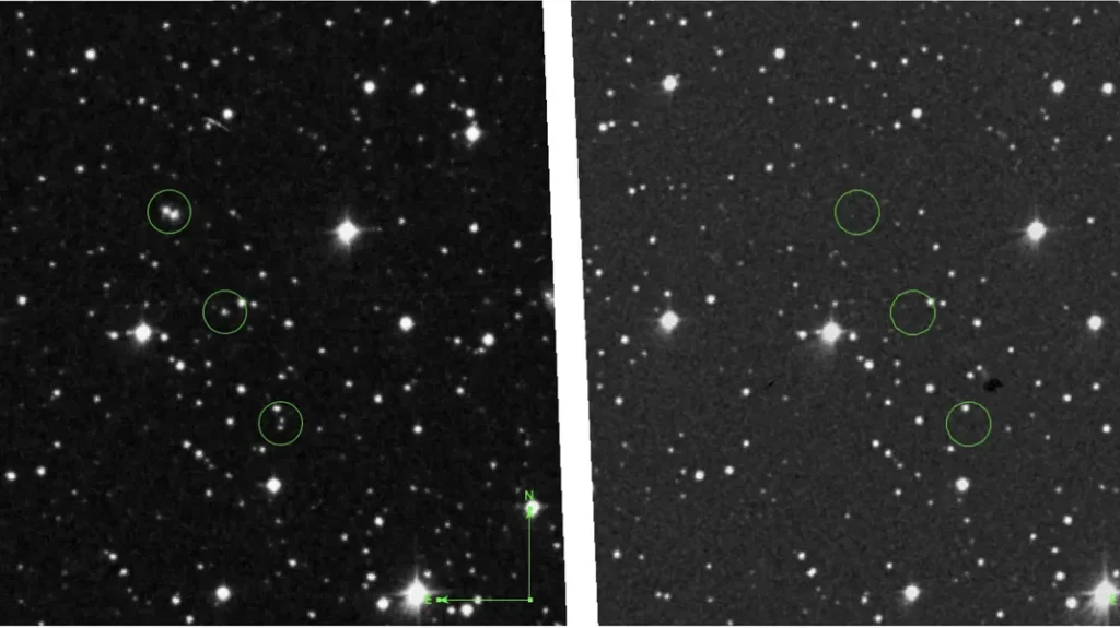 Transient Objects in Space