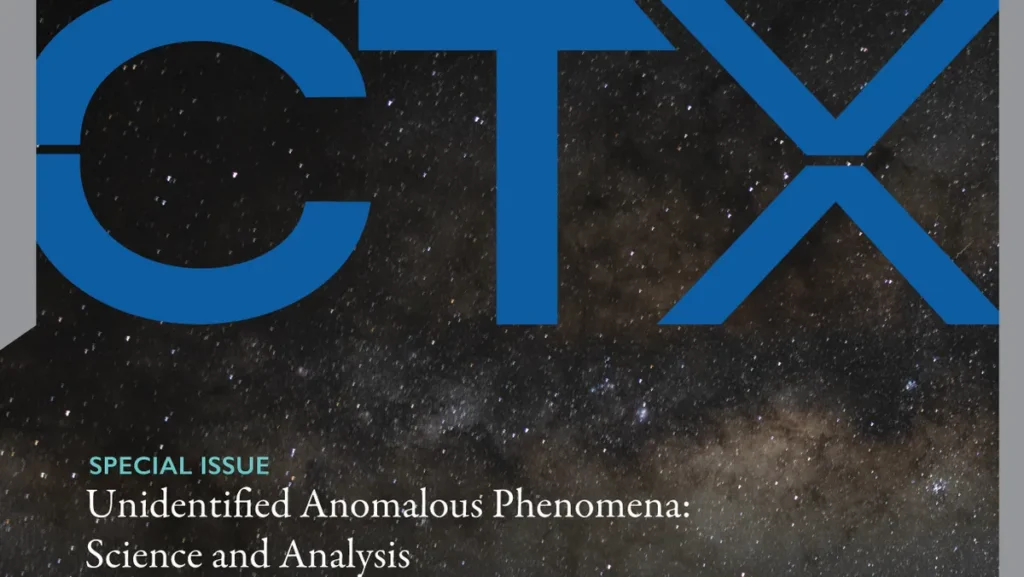 Naval Postgraduate School's CTX publication special UAP edition cover