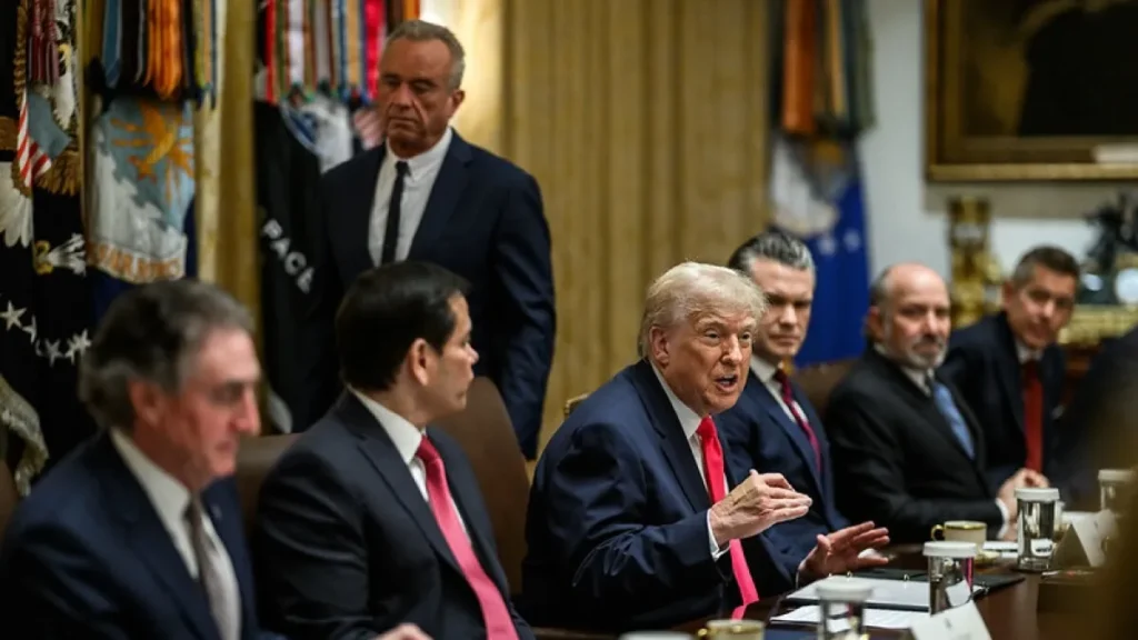 President Trump and team
