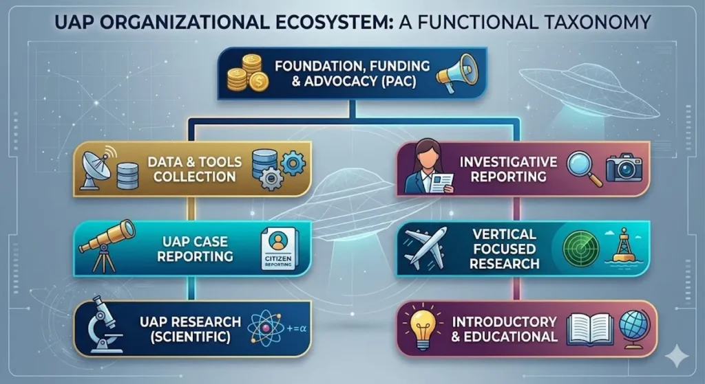 UAP Organization Types