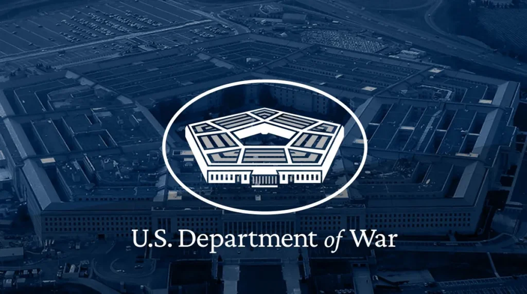 U.S. Department of War Logo