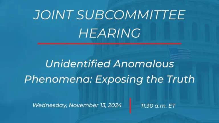 Congressional Hearing: Unidentified Anomalous Phenomena: Exposing the Truth