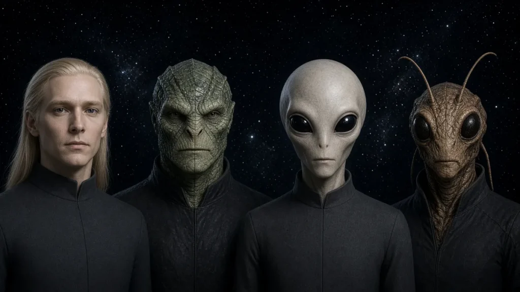 Four Alien Types