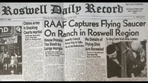 RAAF CAPTURES FLYING SAUCER
