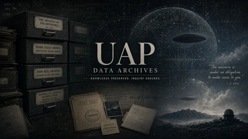 UAP Data Archives Hero